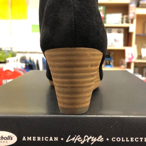 Women’s wedge casual boots - Picture 3 of 4